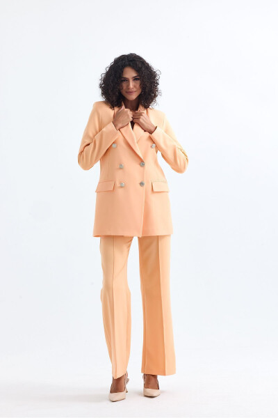 Women's Suit Jacket and Pants | TK34239 Salmon - 23