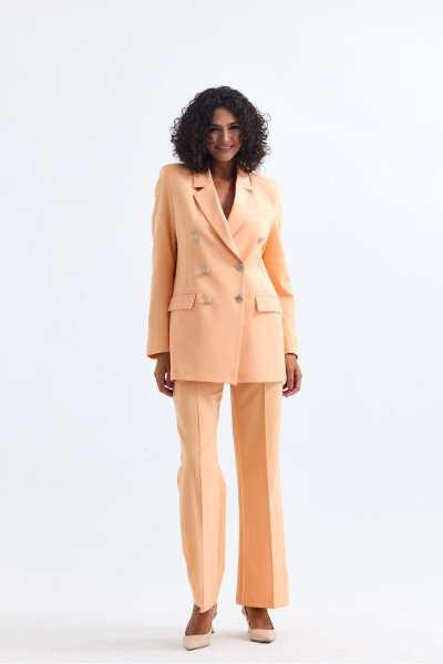 Women's Suit Jacket and Pants | TK34239 Salmon - 27