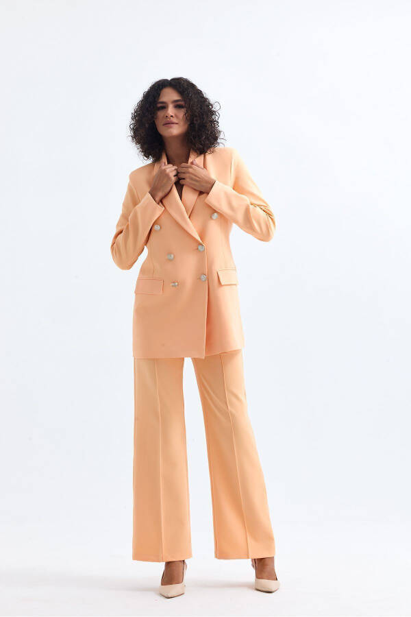 Women's Suit Jacket and Pants | TK34239 Salmon - 28