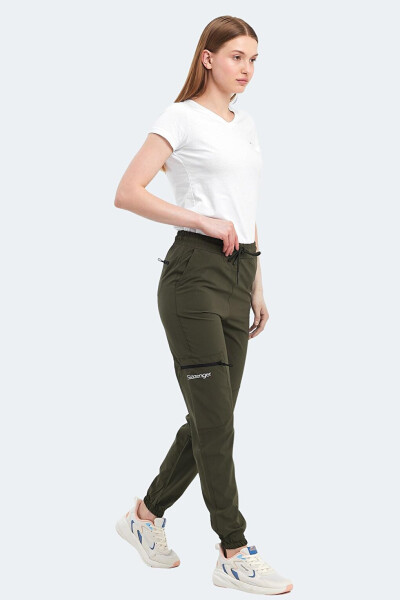 Women's Sweatpants Khaki - 2