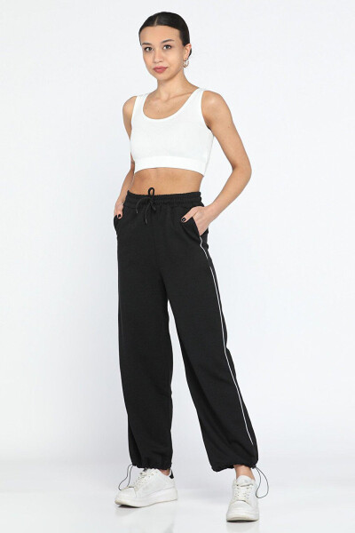 Women's Sweatpants with Elastic Cuffs - 1