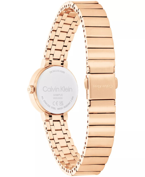 Women's Three Hand Carnation Gold-Tone Stainless Steel Bracelet Watch 25mm Carnation Gold - 3