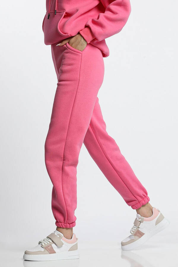 Women's Three-Thread Fleece Elastic Waist and Cuff Tracksuit Bottoms - 1