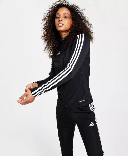 Women's Tiro 23 Zip-Up Track Jacket Black - 3