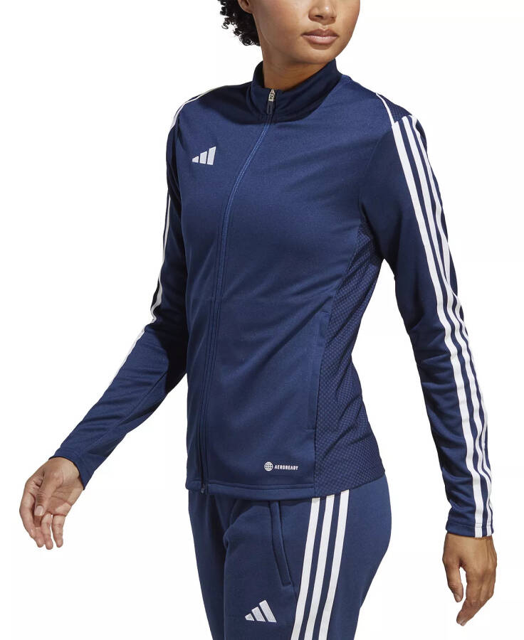 Women's Tiro 23 Zip-Up Track Jacket Team Navy Blue 2 - 1