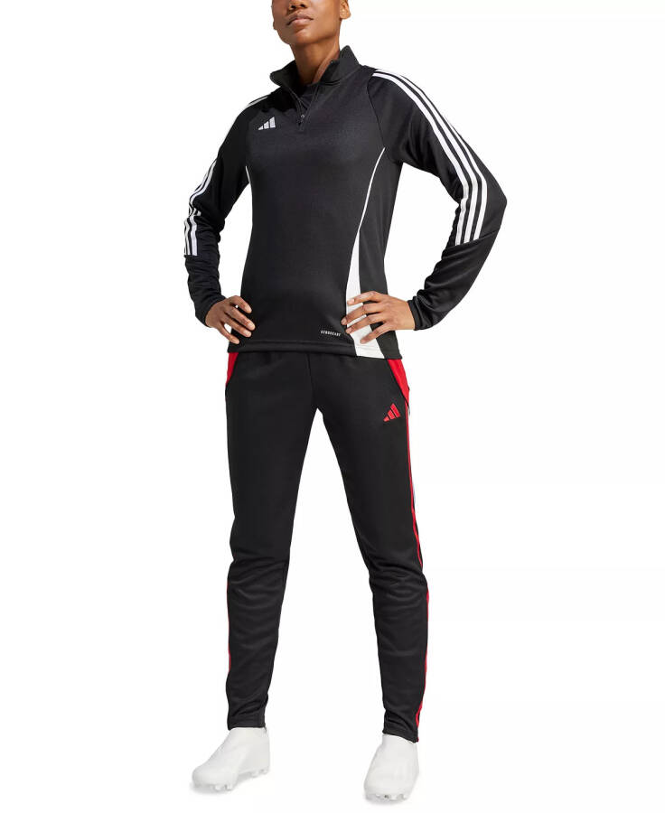 Women's Tiro 24 Track Pants Black/Team Power Red 2/White/Team Royal Blue - 6