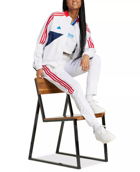 Women's Tiro Nations Pack Track Pants White/Team Navy Blue 2/Better Scarlet - 3