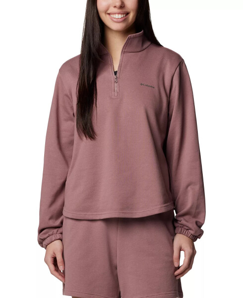 Women's Trek French Terry Half Zip Sweatshirt Fig - 1