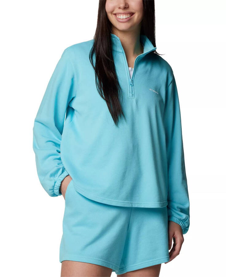 Women's Trek French Terry Half Zip Sweatshirt Safari - 13