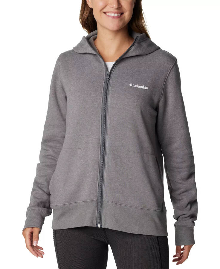 Women's Trek II Graphic Full-Zip Hoodie City Grey - 4