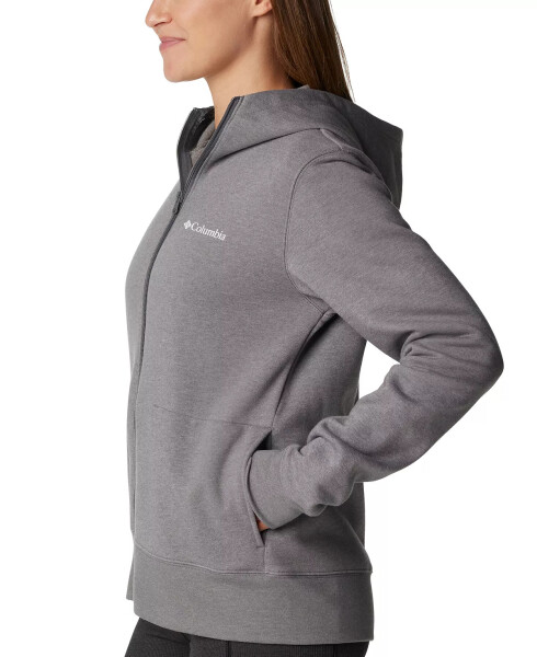 Women's Trek II Graphic Full-Zip Hoodie City Grey - 5