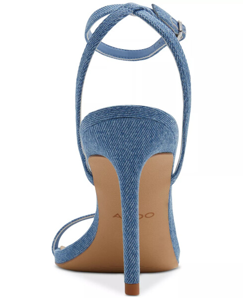 Women's Tulipa Ankle-Strap Stiletto Dress Sandals Medium Blue - 3