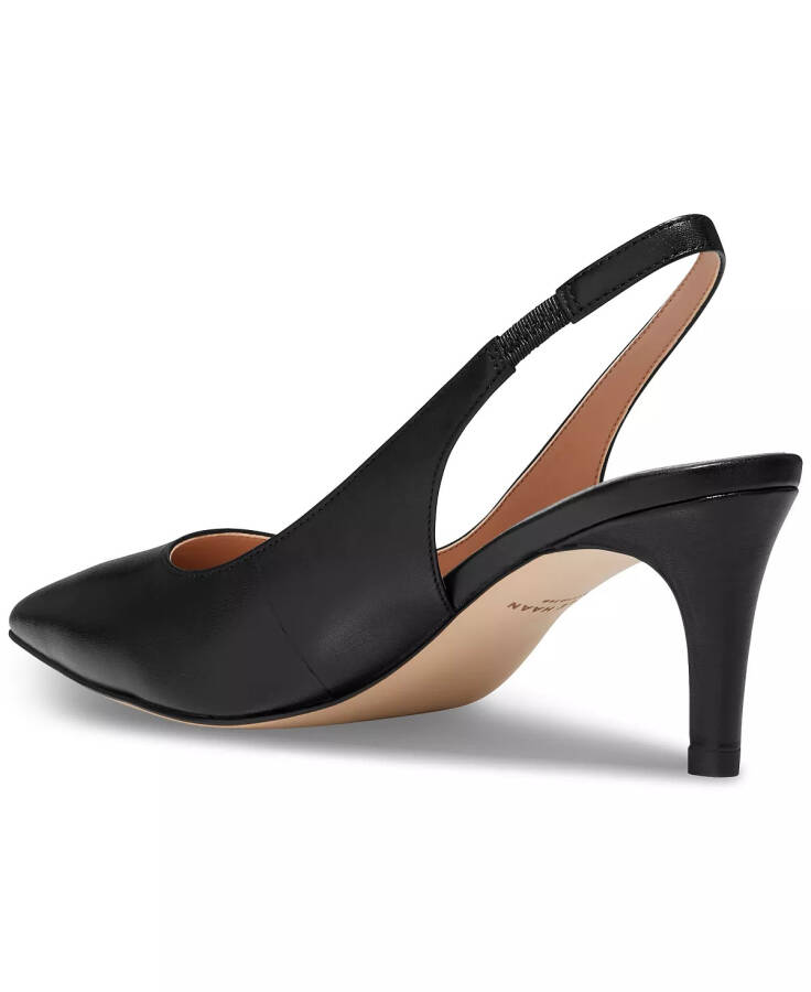 Women's Vandam Slingback Pumps Black Leather - 3