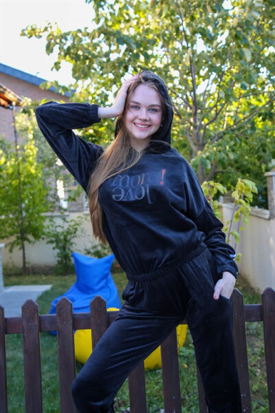 Women's Velvet Tracksuit 9076 - 4