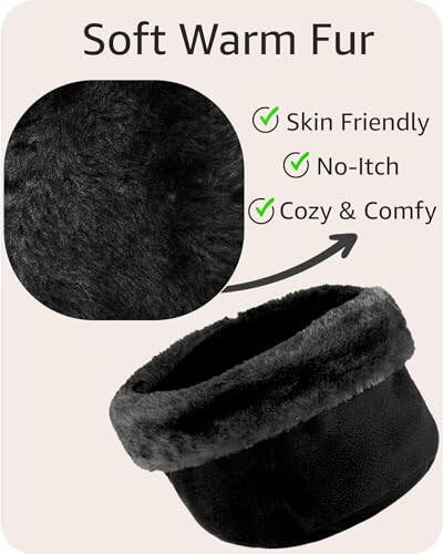 Women's Warm Fleece Winter - Women's Hat and Glove Set + Hats Gloves Scarves for Women - 3