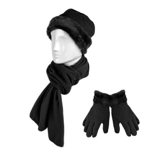 Women's Warm Fleece Winter - Women's Hat and Glove Set + Hats Gloves Scarves for Women - 7