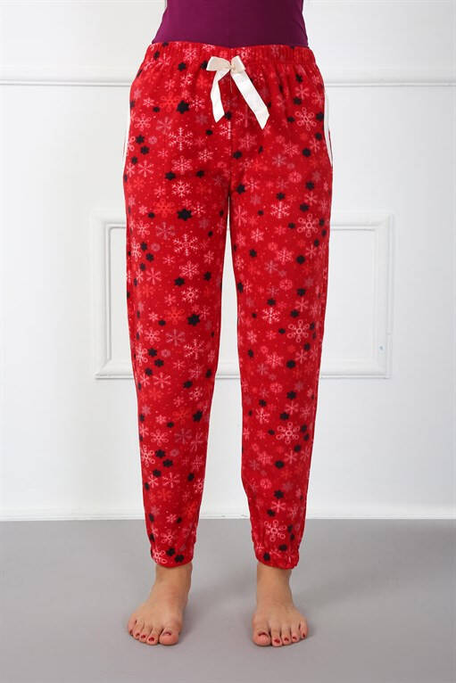 Womens Welsoft Fleece Single Bottom Pajamas 210040 - 1