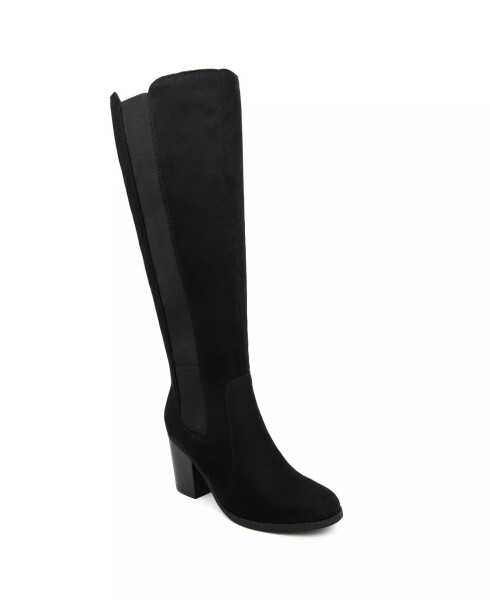 Women's Willetta Casual Heeled Boots Black - 1