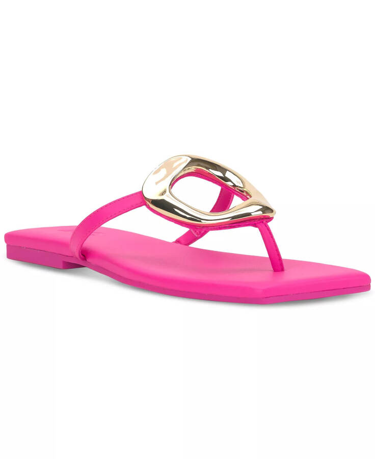 Women's Yadira Flat Sandals, Created for Modazone Fuchsia - 1