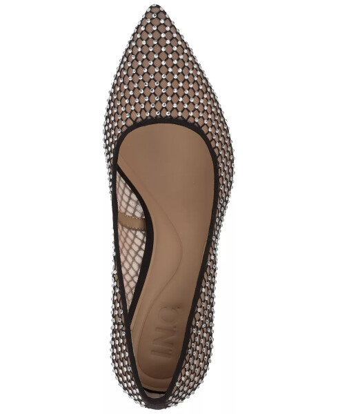 Women's Zitah Embellished Pointed Toe Pumps, Created for Modazone Black Mesh Bling - 4