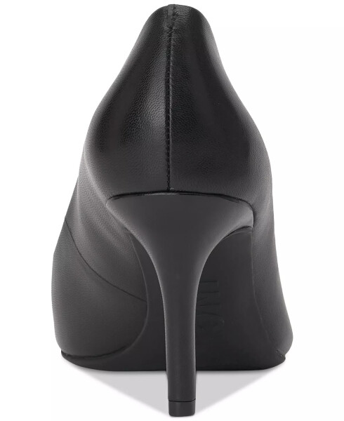 Women's Zitah Pointed Toe Pumps, Created for Modazone Black Leather - 3