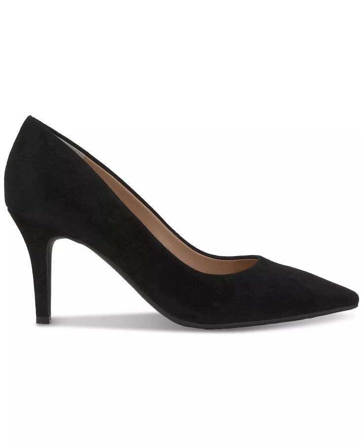 Women's Zitah Pointed Toe Pumps, Created for Modazone Black Suede - 2