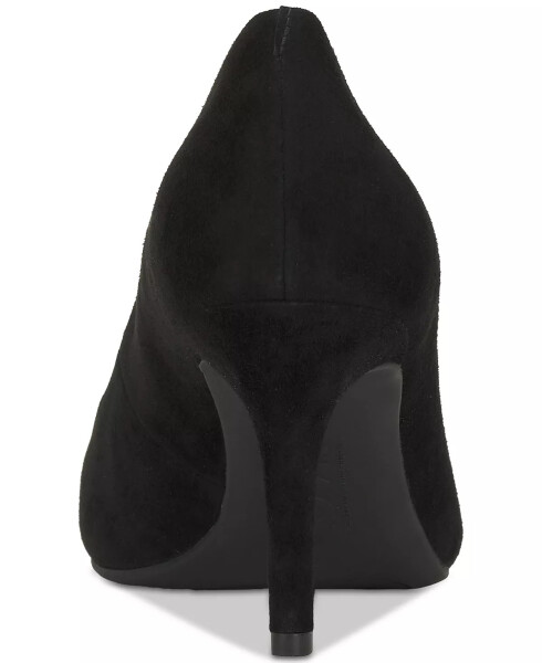 Women's Zitah Pointed Toe Pumps, Created for Modazone Black Suede - 3