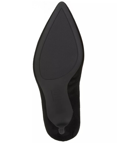 Women's Zitah Pointed Toe Pumps, Created for Modazone Black Suede - 5