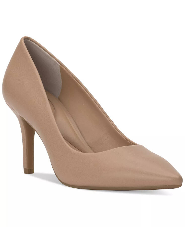 Women's Zitah Pointed Toe Pumps, Created for Modazone Dark Almond - 1