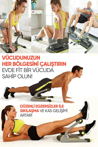 Wonder Core Smart Professional Fitness Qorin Mushaklari Fitness Mashqlarining Vazn Yo'qotish Sport Anjomlari - 1