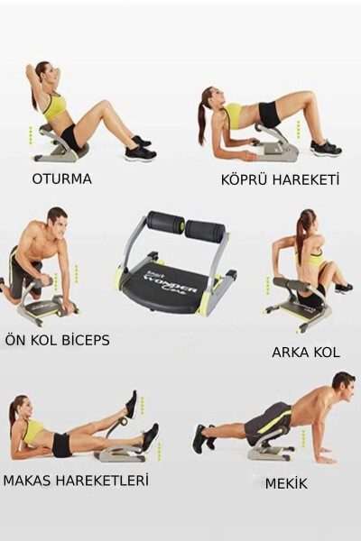 Wonder Core Smart Professional Fitness Qorin Mushaklari Fitness Mashqlarining Vazn Yo'qotish Sport Anjomlari - 2