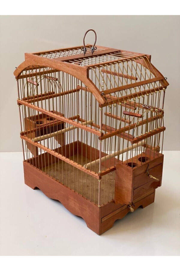 Wooden Bird Cage - 14