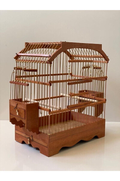 Wooden Bird Cage - 7