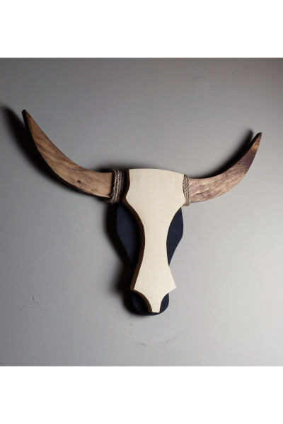 Wooden Bull Head - 3