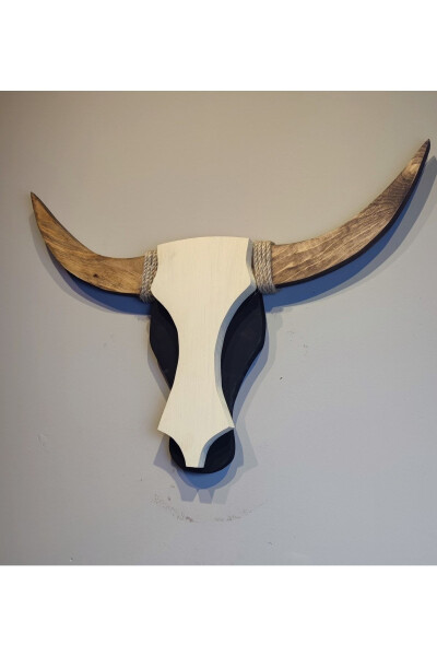 Wooden Bull Head - 4