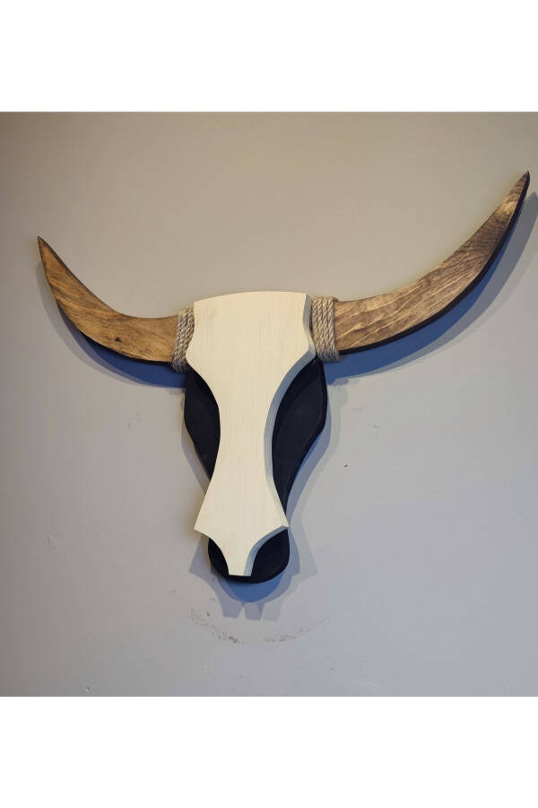 Wooden Bull Head - 4