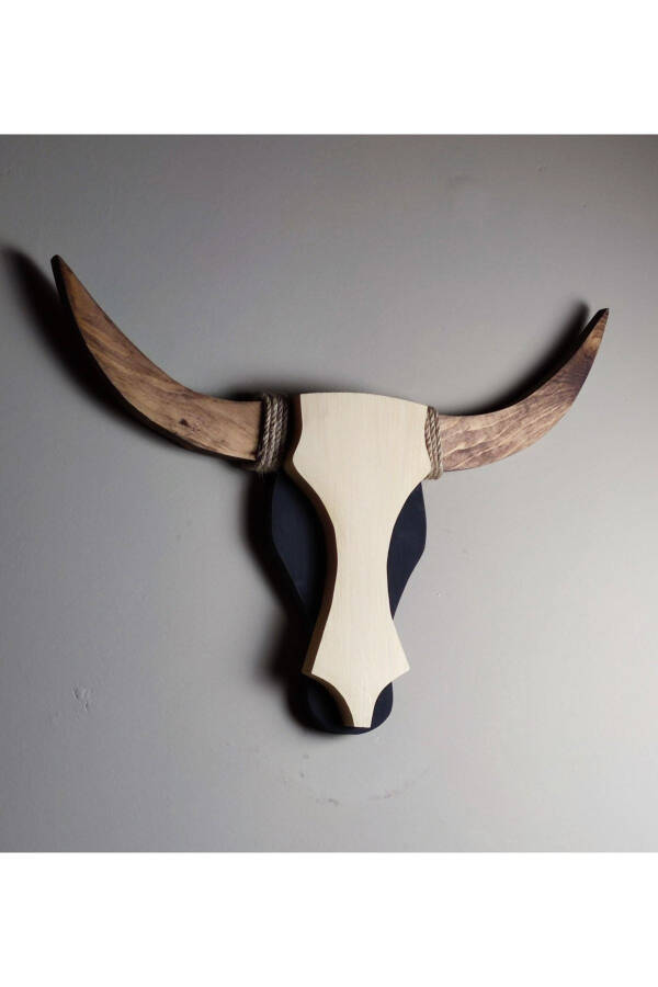 Wooden Bull Head - 1