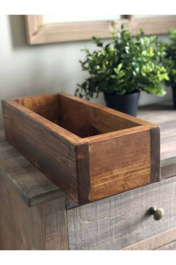 Wooden Planter Succulent Cactus or Organizer Multipurpose Box Succulent - 4