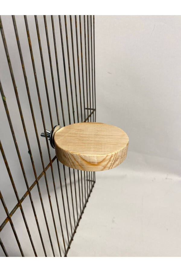 Wooden Slice Bird Perch - 1