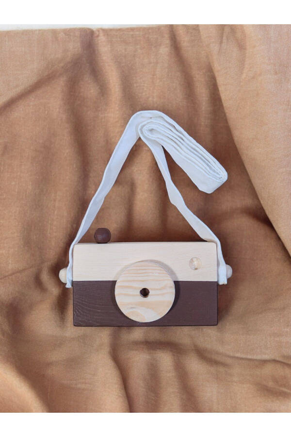 Wooden Toy Gift Camera, Waldorf Toy - 4