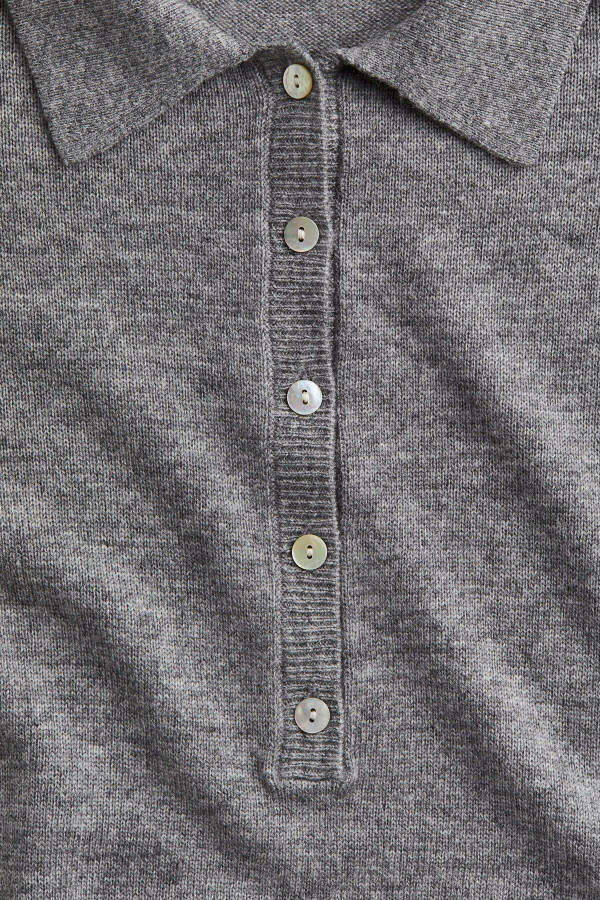 Wool Blend Polo Shirt - 6