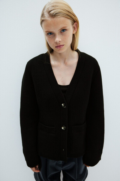 Wool knit cardigan - 2