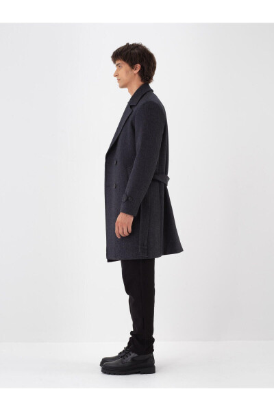 Wool plain coat - 7