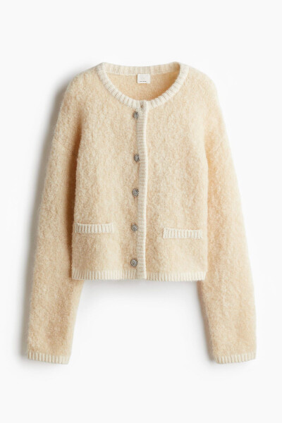 Woolen blend cardigan - 5