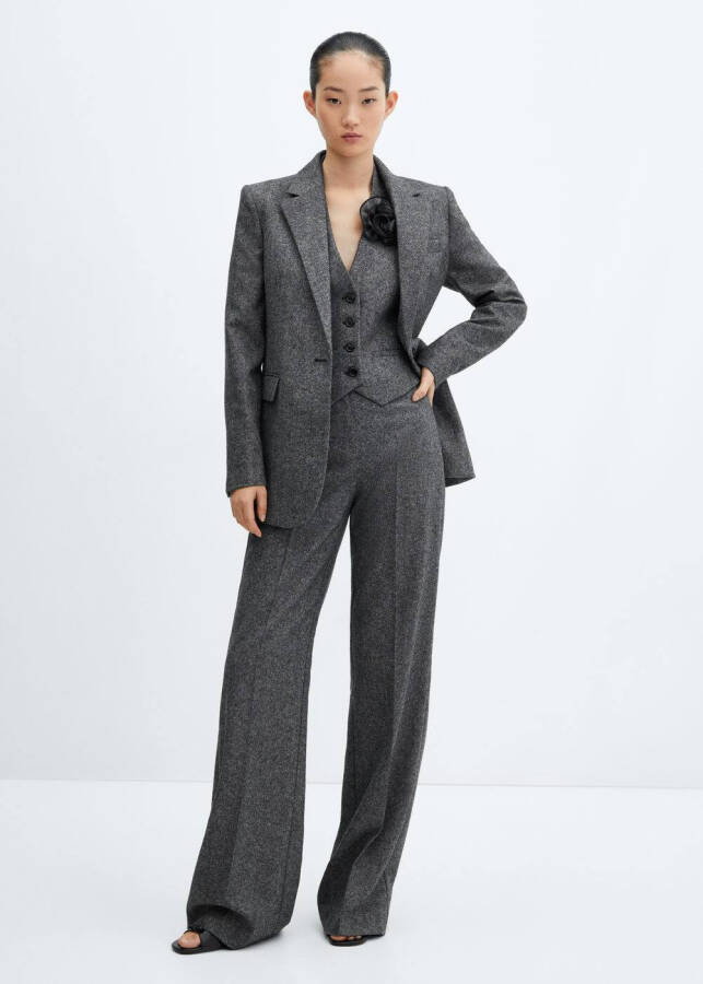 Woolen suit trousers - 4