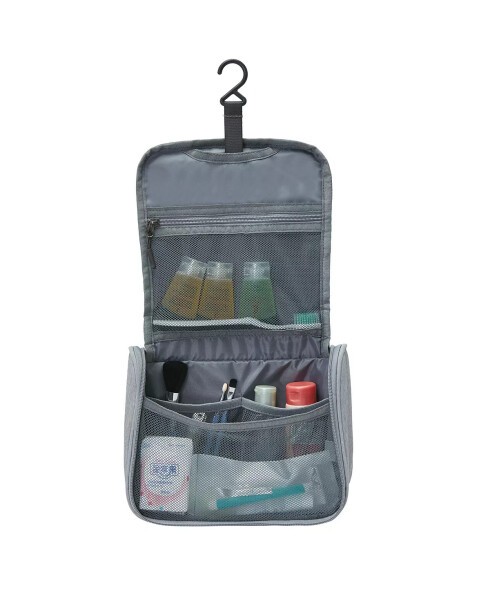 World Travel Essentials Hanging Toiletry Case Peacock Te - 12