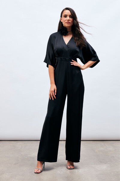 Wrap Overalls - BLACK - 1