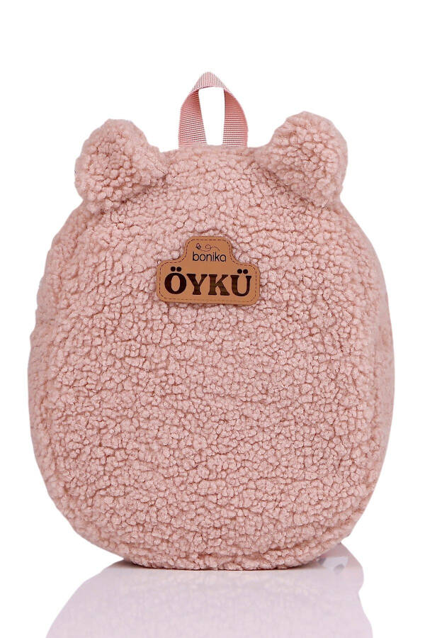 Write Your Name On The Label - Pink Teddy Nursery And Preschool Children's Backpack - 1