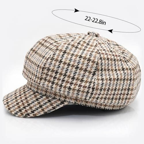 WULIQIUQIU French Beret Hats for Women Winter Newsboy Cap Spring Outdoor Sun Hat - 7