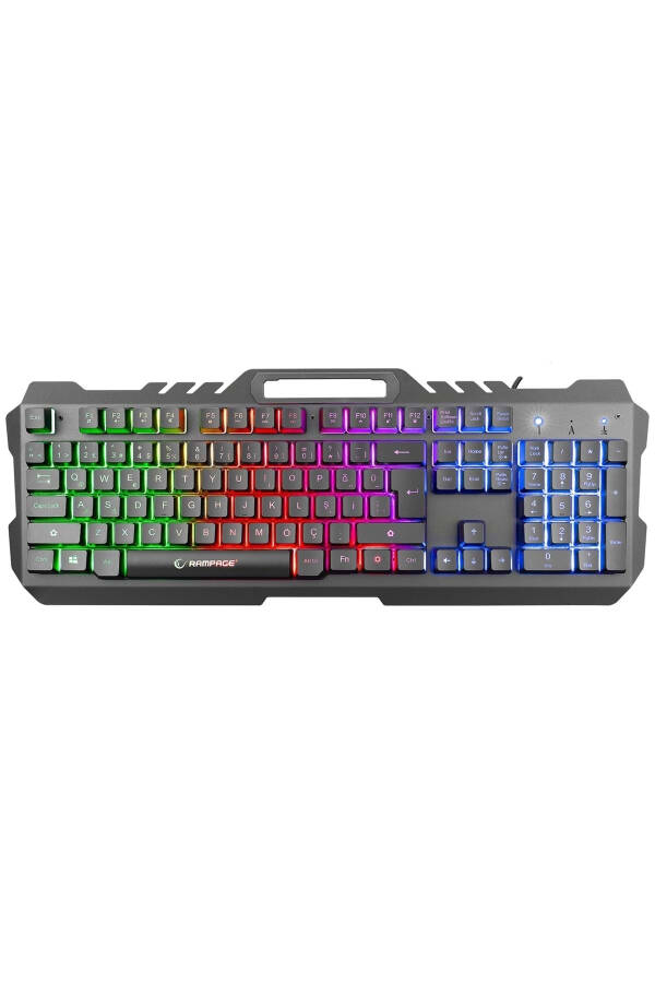 X-Jammer Keyboard KB-R57 Gamer Rainbow Backlit USB Turkish - 9